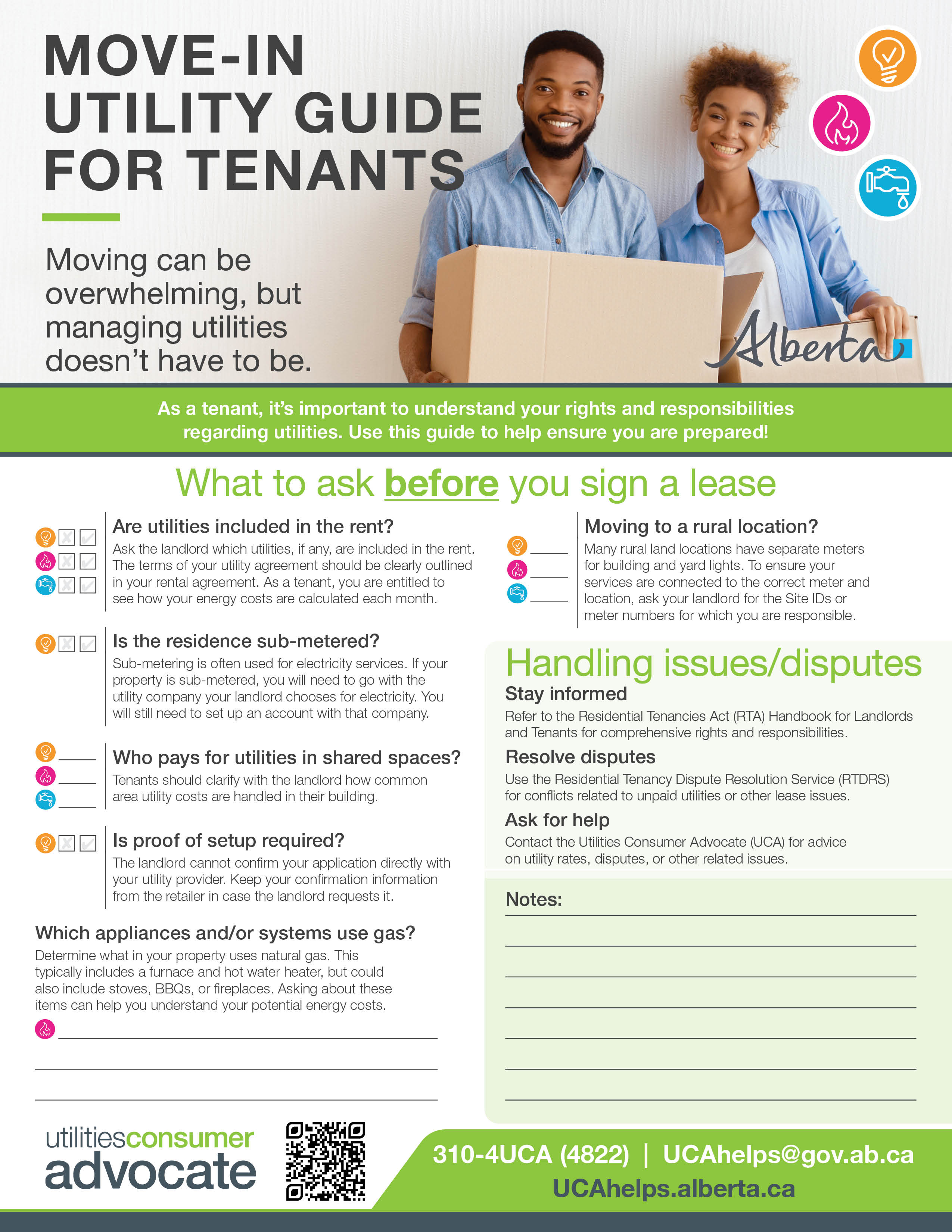 Move-In Utility Guide for Tenants